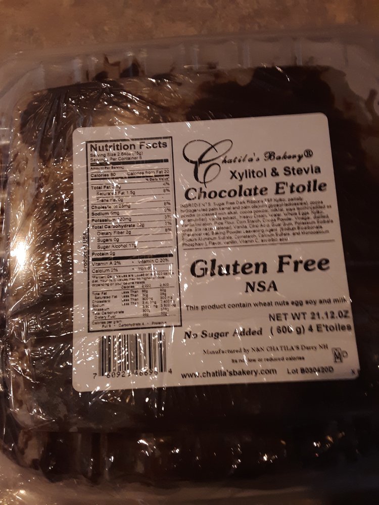 Chatila's Sugar Free Bakery 254 N Broadway, Salem
