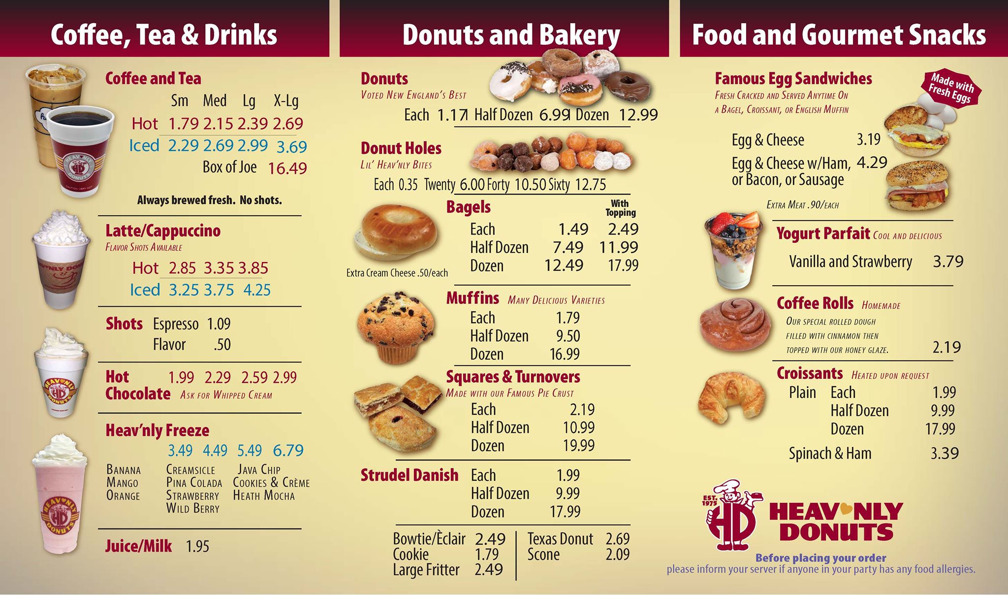 Wicked Donuts Menu