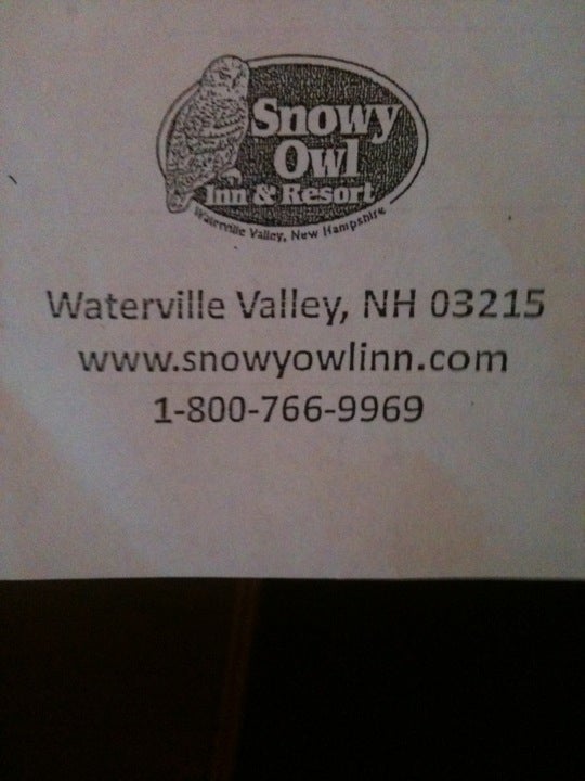 Snowy Owl Inn 41 Village Rd, Waterville Valley