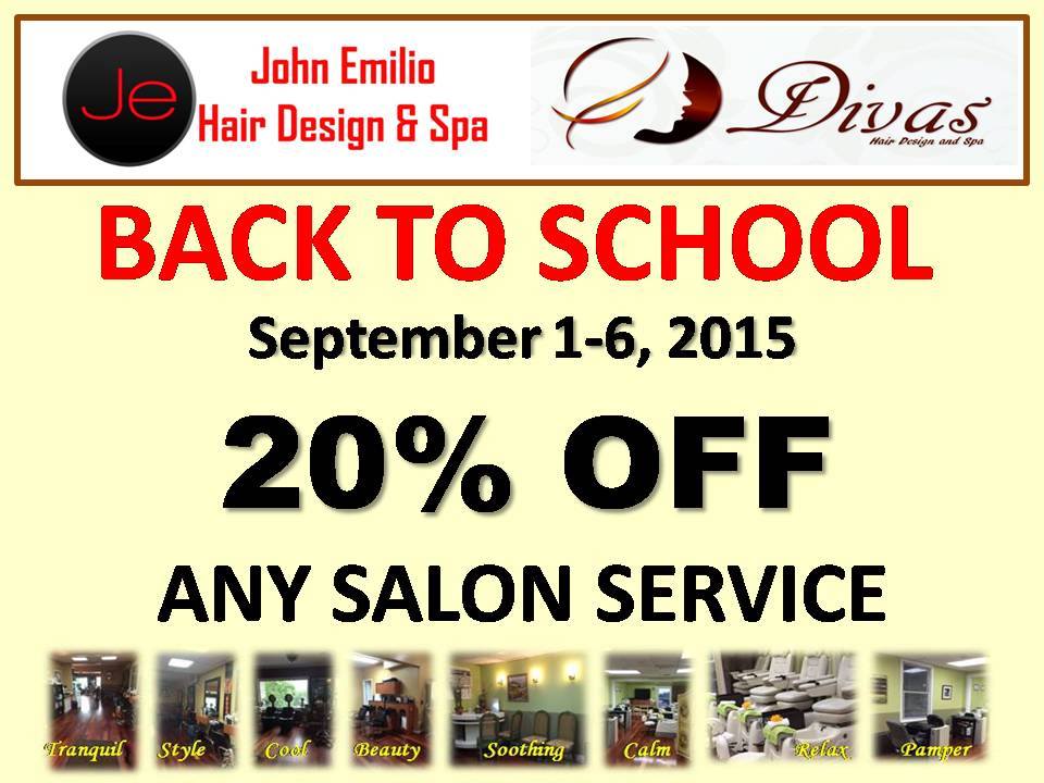 John Emilio Hair Salon & Spa 1064 Pompton Ave, Cedar Grove New Jersey 07009