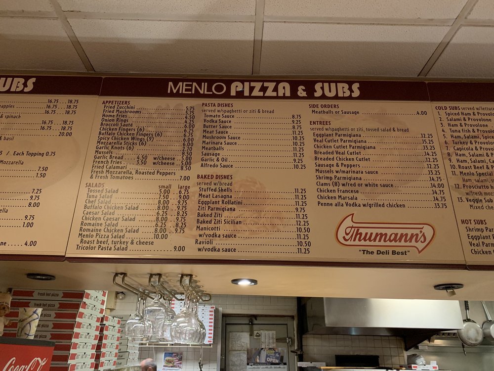 Menlo Pizza 170 Lafayette Ave, Edison