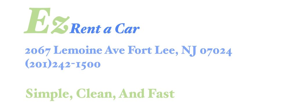 EZ Rent a Car Fort Lee, NJ