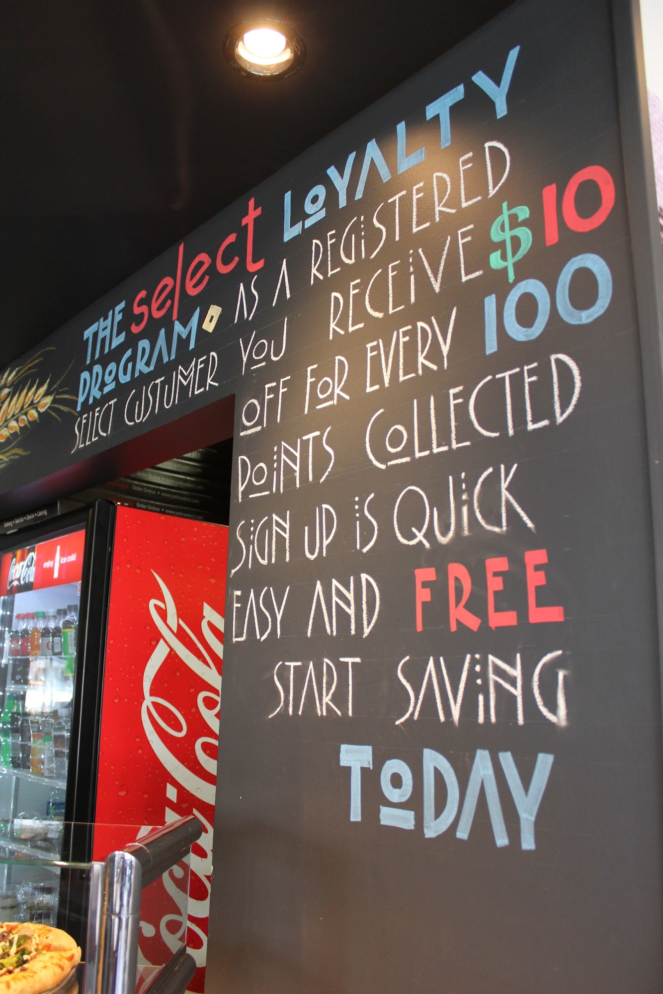 Pats Select Pizza | Grill Menu