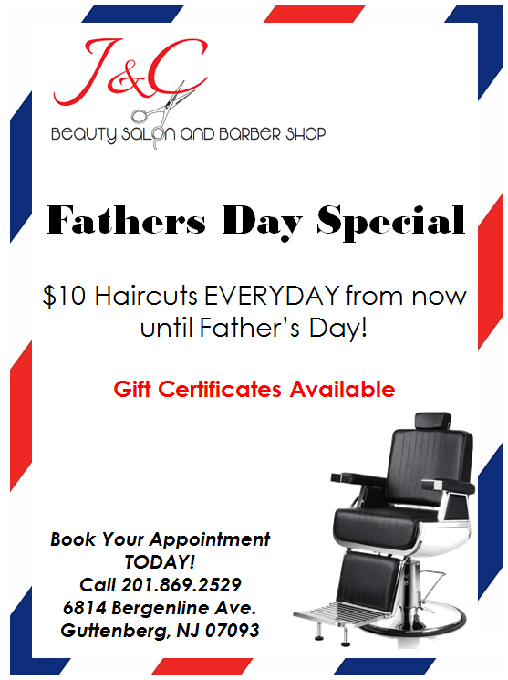 J & C Beauty Salon And Barber Shop 6814 Bergenline Ave, Guttenberg