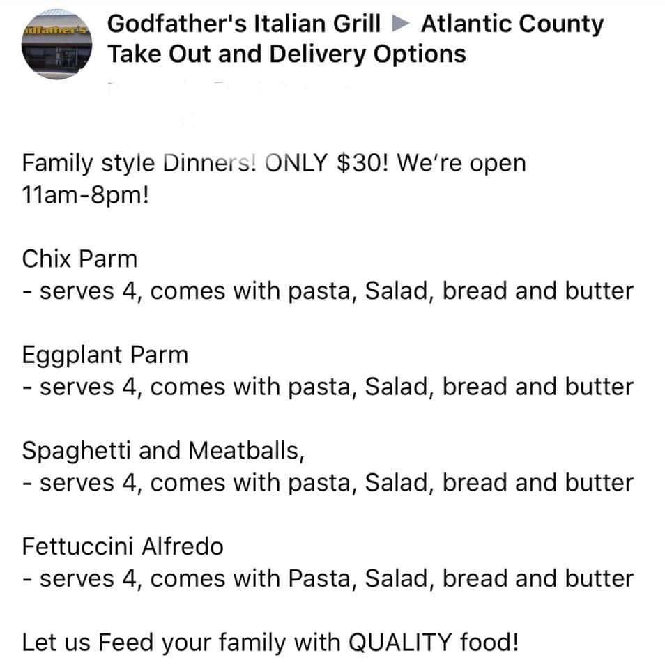 Godfather's Italian Grill 360 Consumer Square, Mays Landing