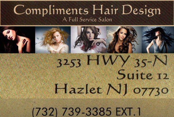 Compliments Hair Design 3253 NJ-35 # 12, Hazlet