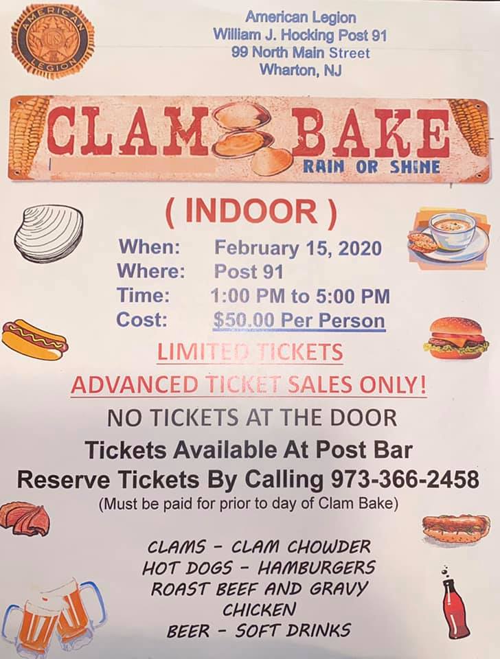 Legion Army Bar Menu