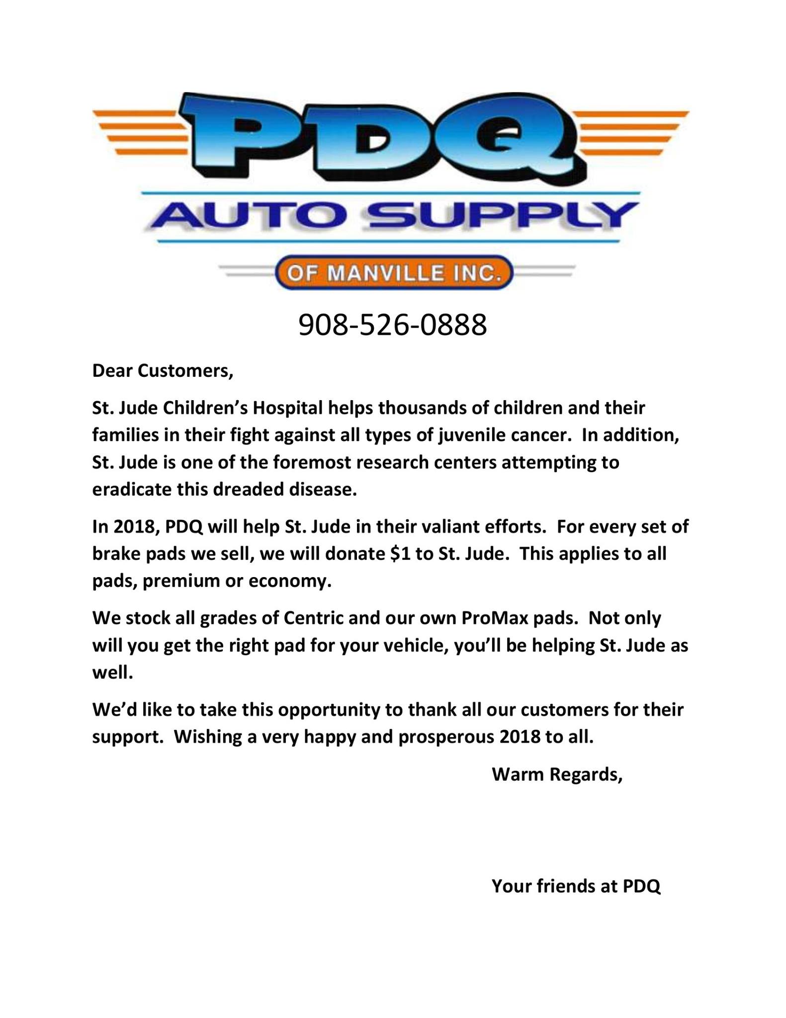PDQ Auto Supply of Manville
