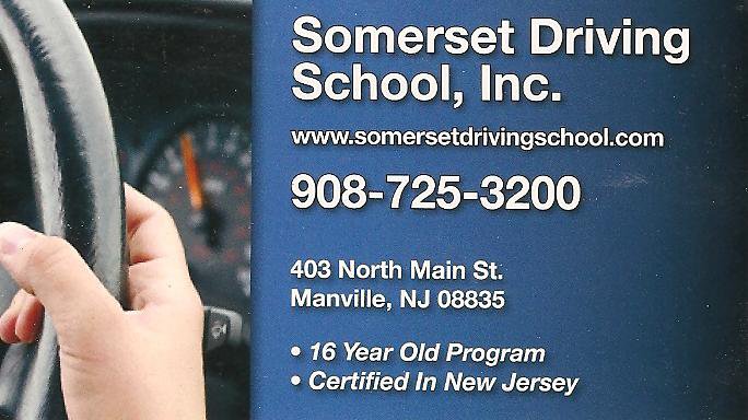 Somerset Driving School 403 N Main St, Manville New Jersey 08835