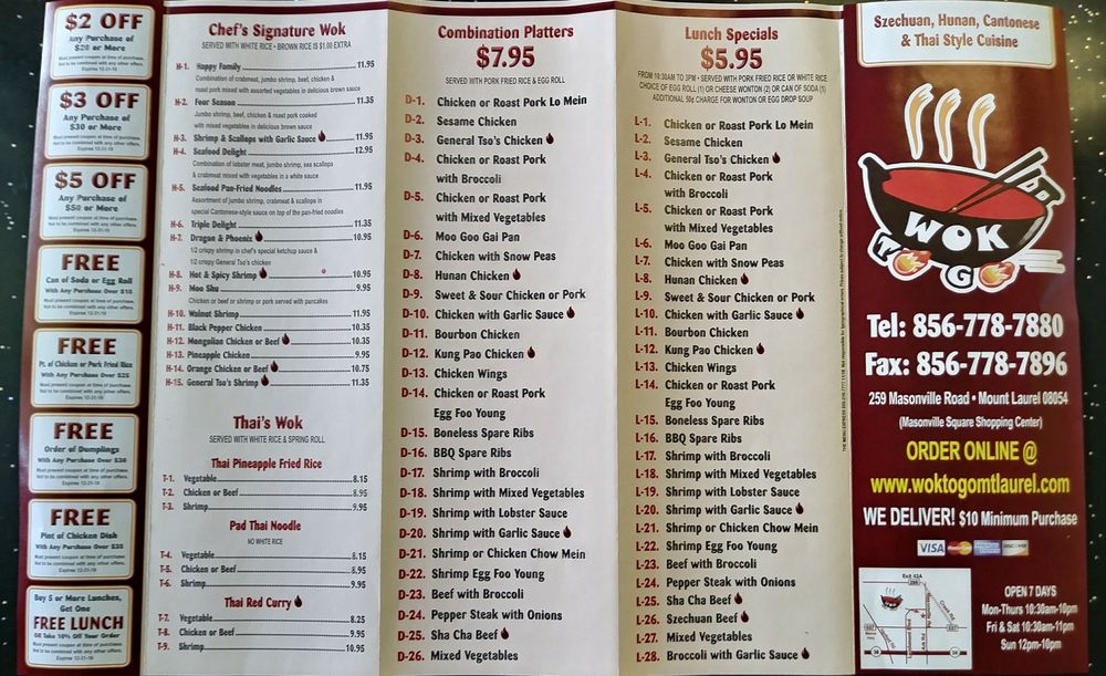 Mount Laurel, NJ Restaurants Open for Takeout, Curbside Service and/or