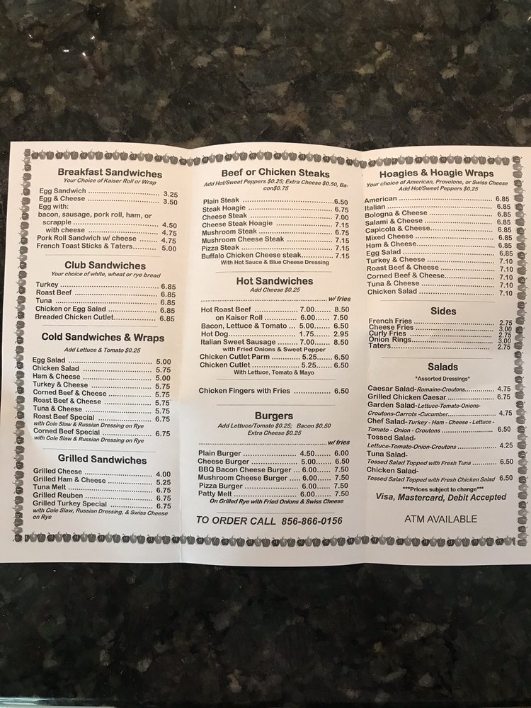 Mount Laurel, NJ Restaurants Open for Takeout, Curbside Service and/or