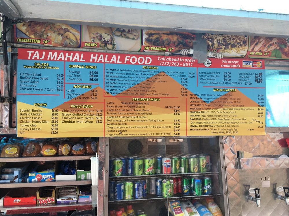 Taj Mahal Food Truck 110 Warren St, Newark