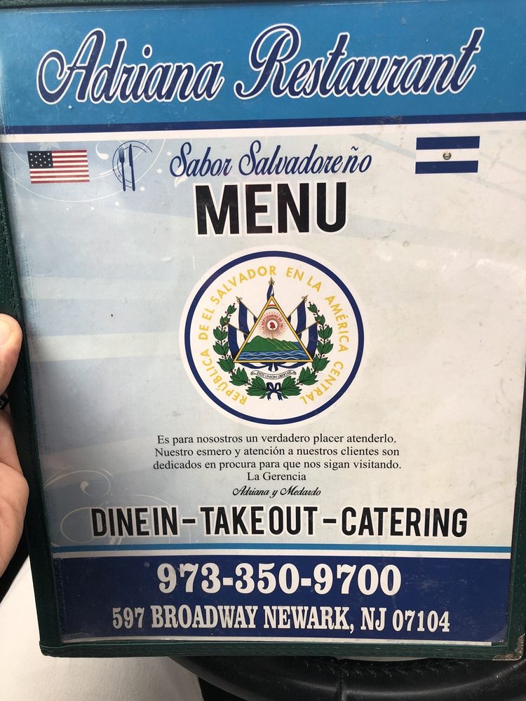 Adriana Restaurant 597 Broadway, Newark