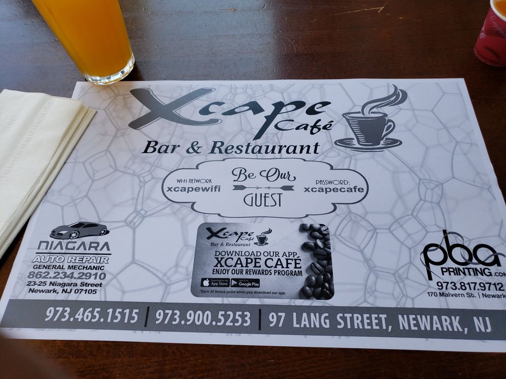 Xcape Cafe 97 Lang St, Newark