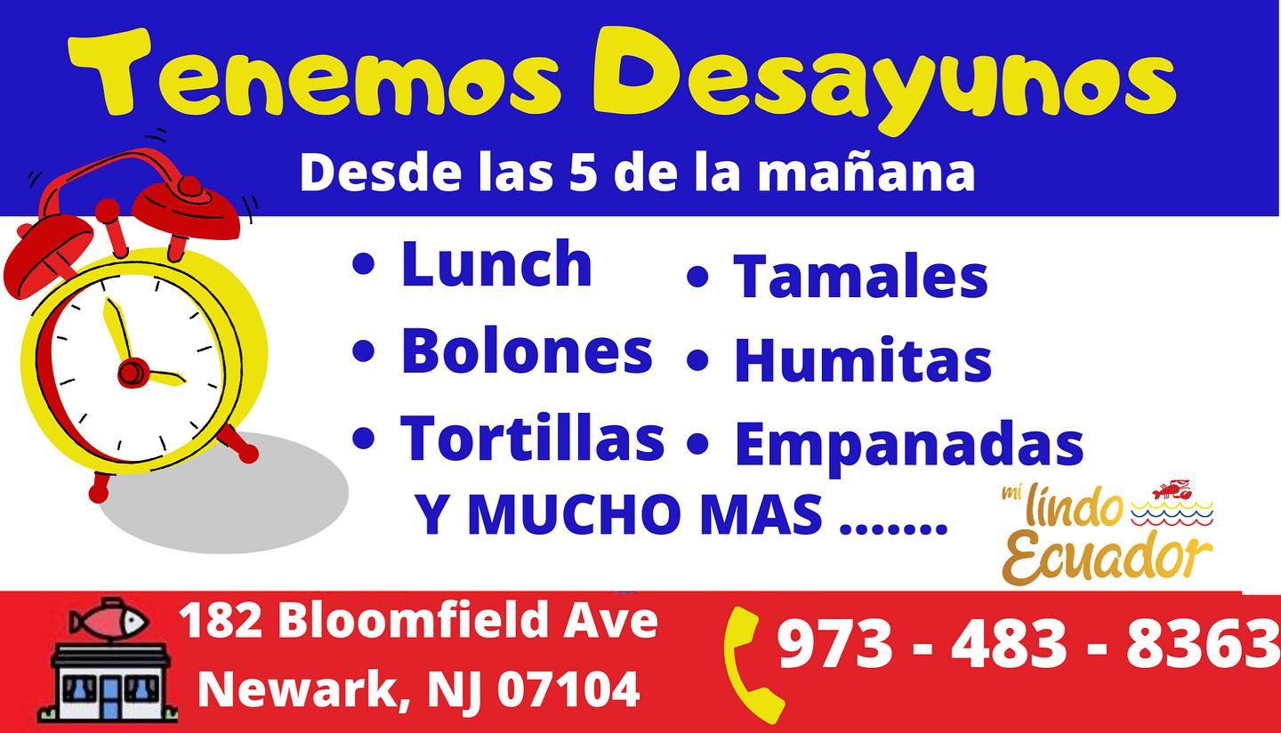 Mi Lindo Ecuador Restaurant & Fish Market 182 Bloomfield Ave, Newark