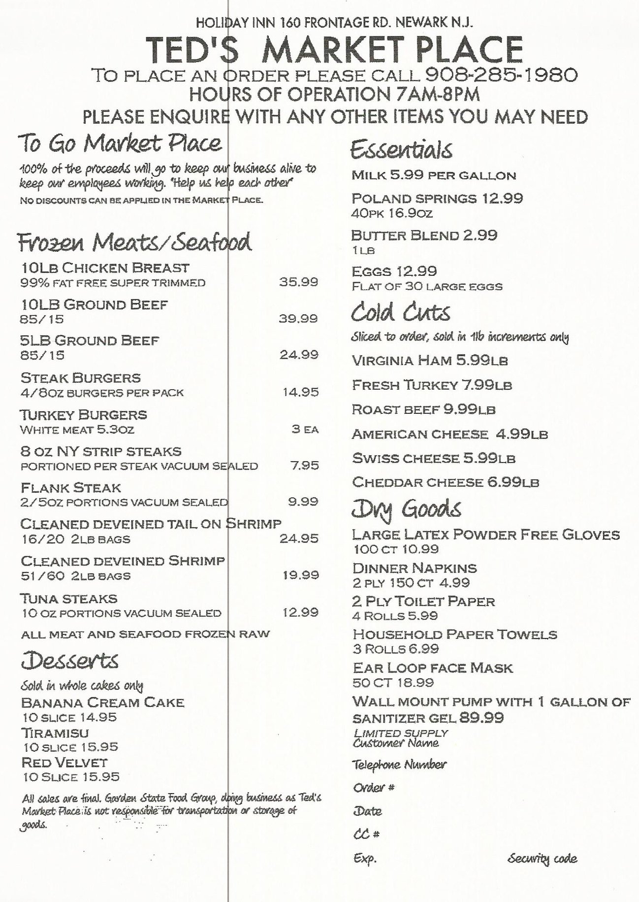 Ted's Food Drink Lounge 160 Frontage Rd, Newark