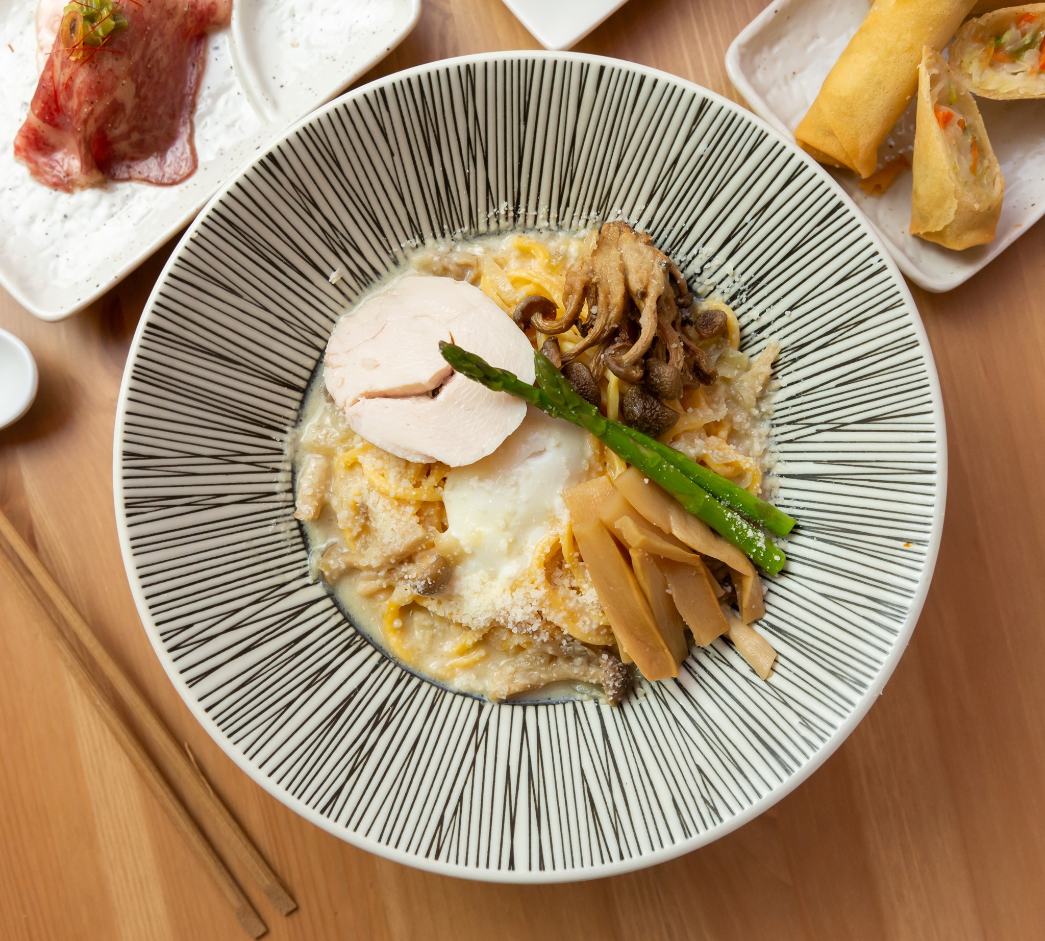 Tojo's Kitchen Between Tiffany & Gucci on the lower level, 1 Garden State Plaza Blvd, Paramus