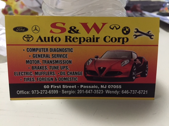 S&W Auto Repair Corp