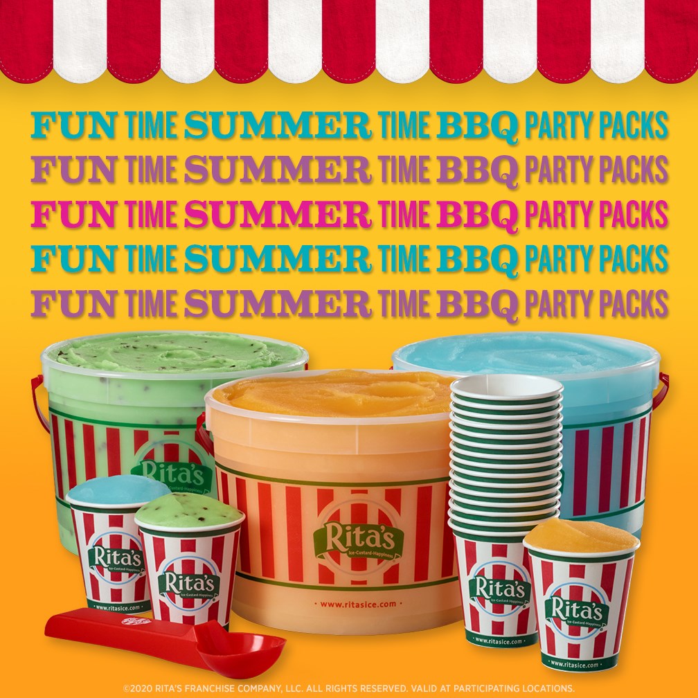 Rita's Italian Ice & Frozen Custard Menu