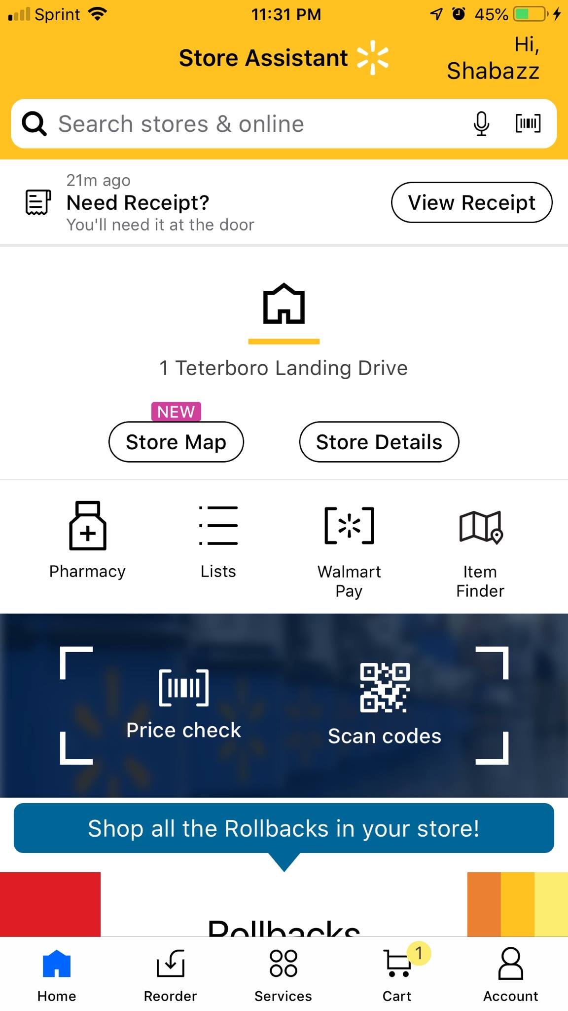 Walmart Pharmacy 1 Teterboro Landing Dr, Teterboro