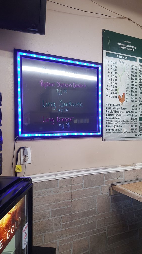 Seafood Number 1 84 Pennington Ave, Trenton