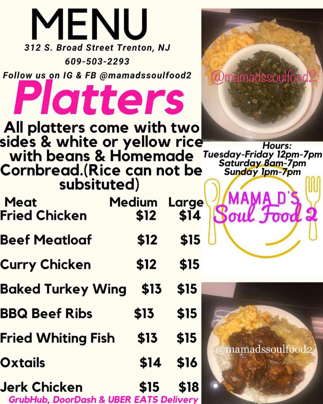 Mama D Soul Food 2 312 S Broad St, Trenton
