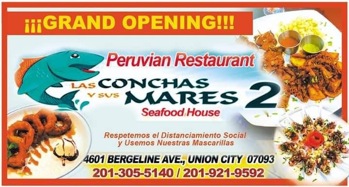 Las Conchas Y Sus Mares 2 4601 Bergenline Ave, Union City