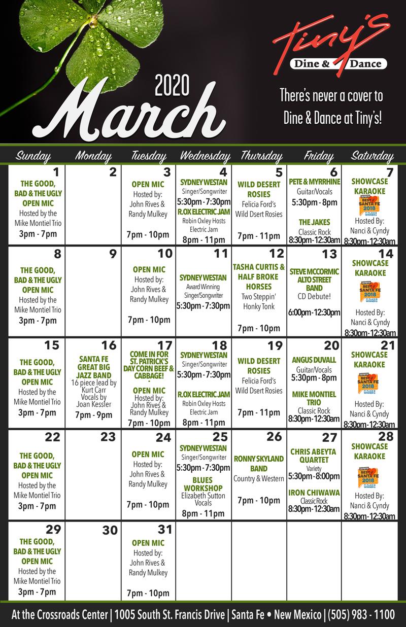 Tiny's Restaurant & Lounge 1005 S St Francis Dr, Santa Fe