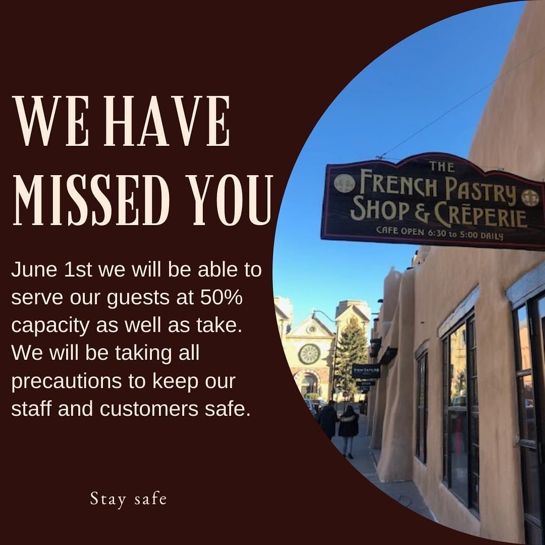 French Pastry Shop & Restaurant 100 E San Francisco St, Santa Fe