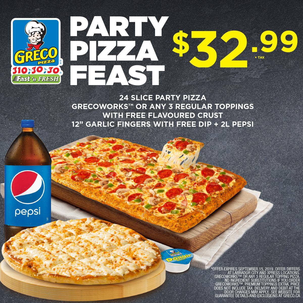 Greco Pizza Donair 37 Albion St, Amherst