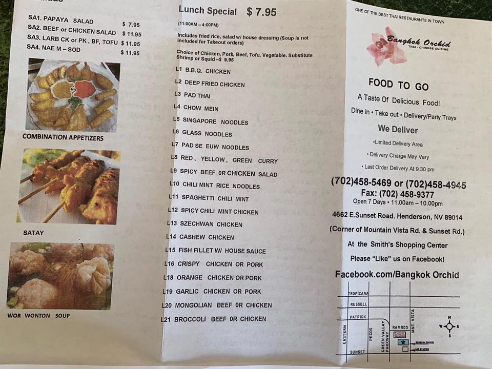 Bangkok Orchid 4662 E Sunset Rd, Henderson