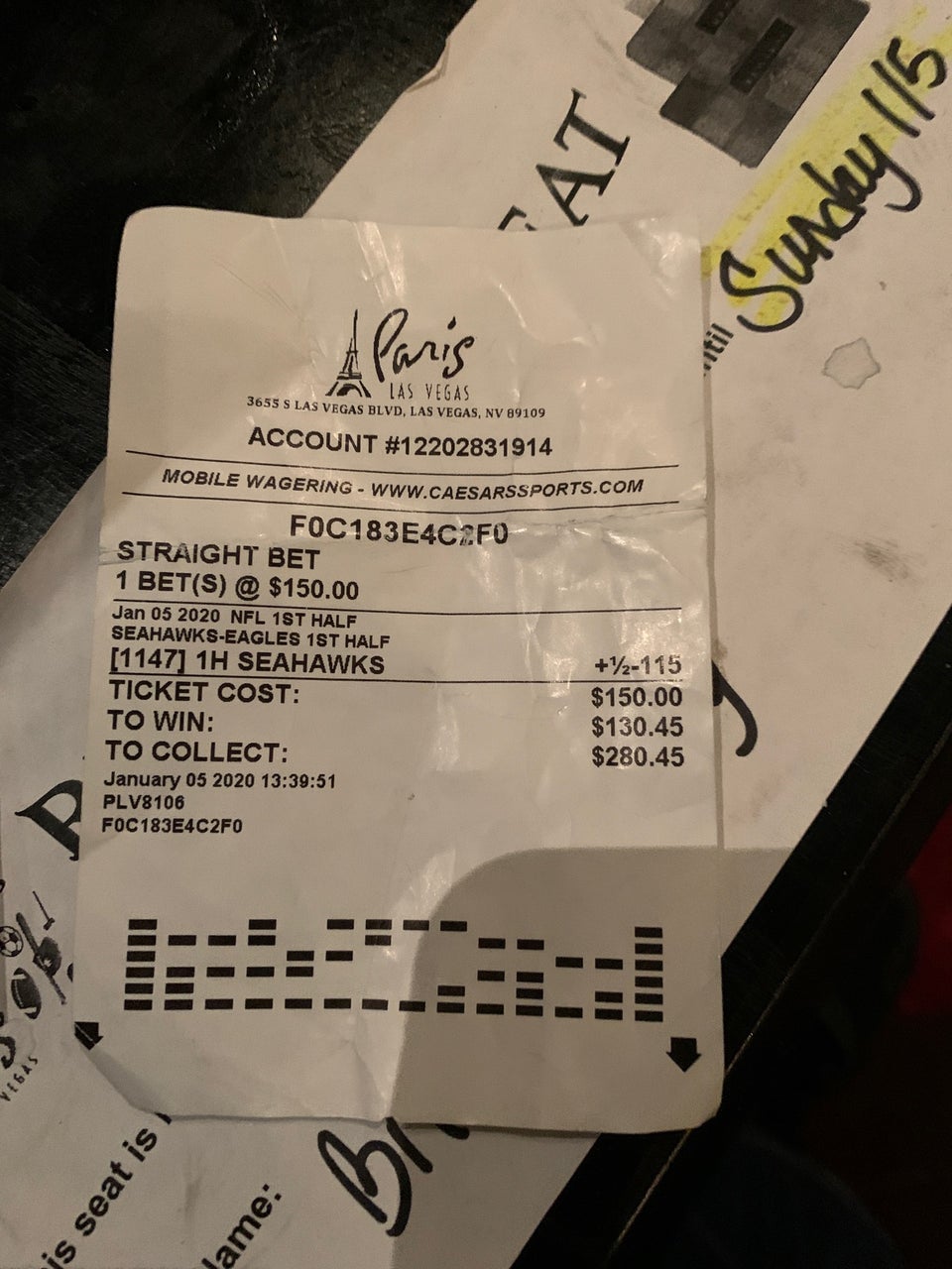 Le Bar Du Sport Menu