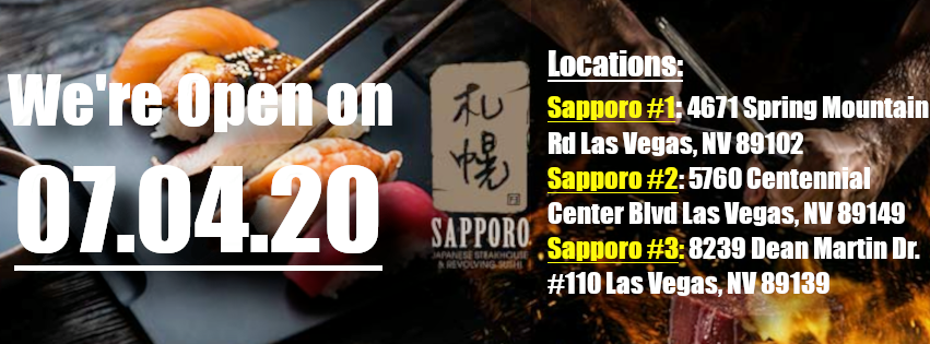 Sapporo Revolving Sushi 4671 Spring Mountain Rd, Las Vegas