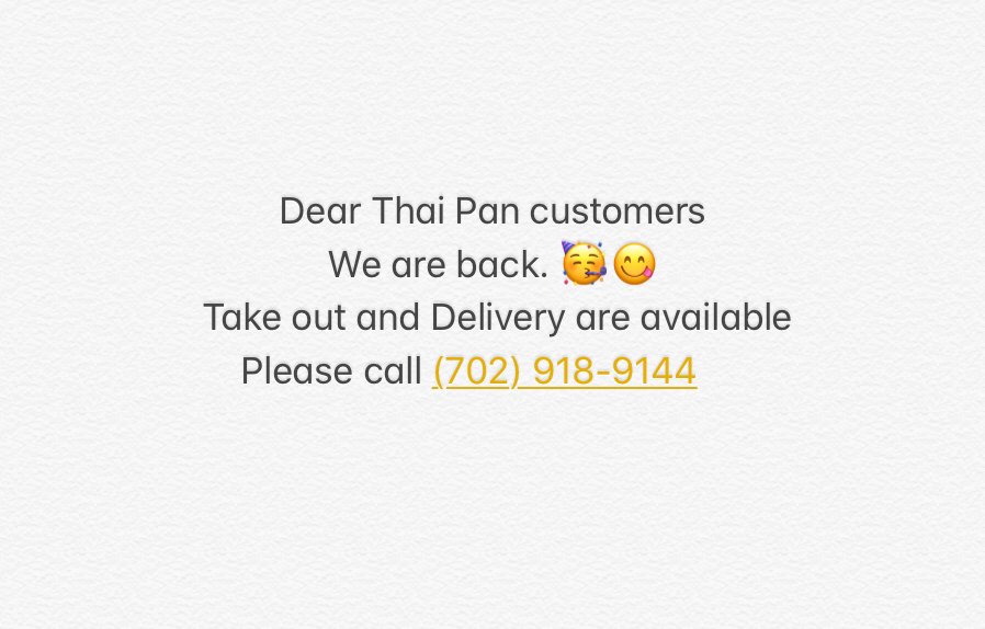 Thai Pan Cuisine 463 S Decatur Blvd #2805, Las Vegas