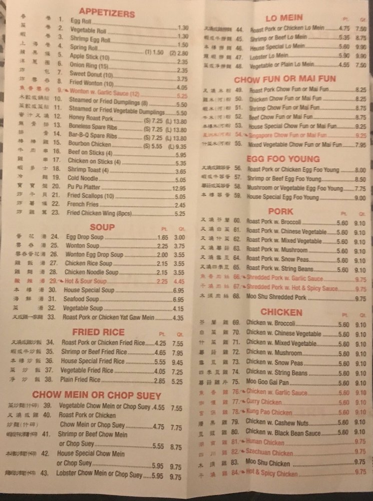 New Lucky Garden Chinese restaurant 1016 Central Ave, Albany