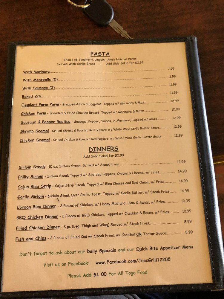 Joe's Grill 1044 Central Ave, Albany