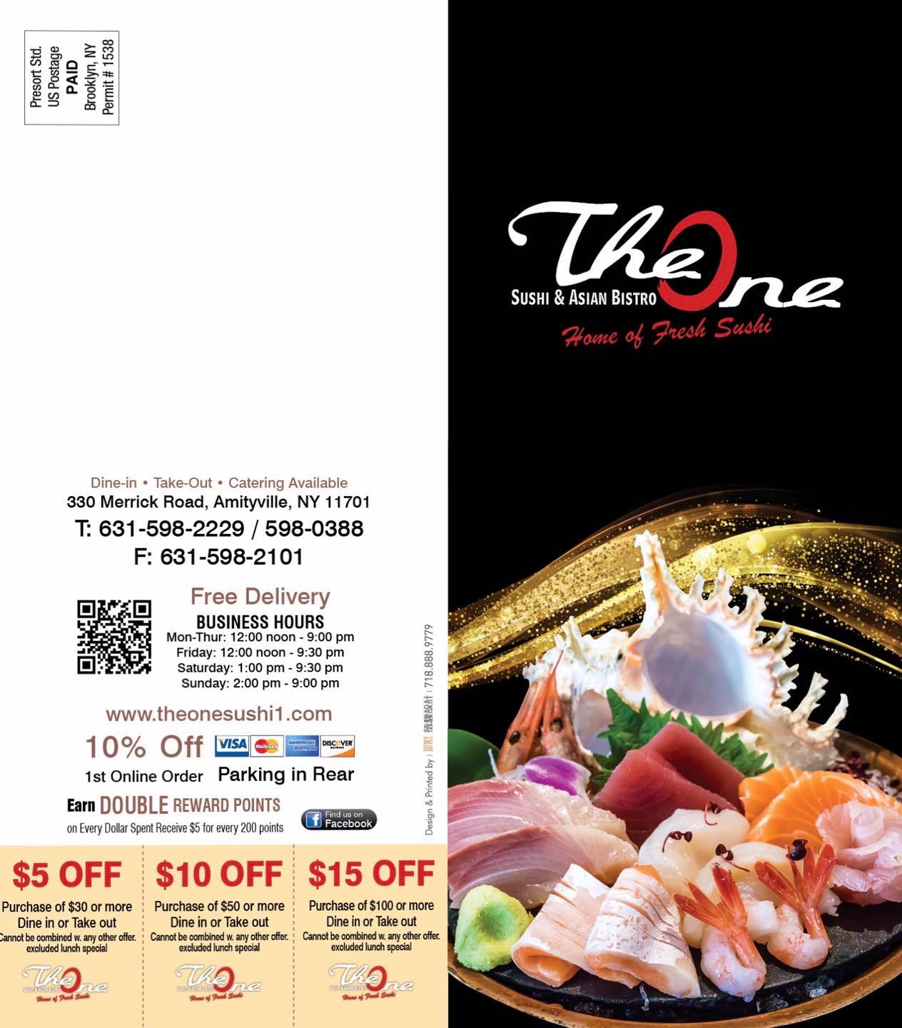 The One Sushi 330 Merrick Rd, Amityville