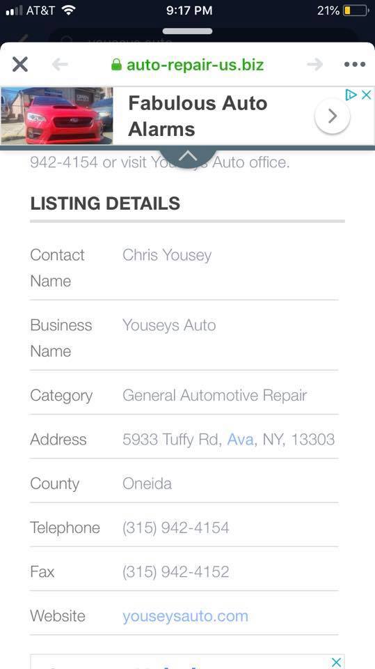 Yousey's Auto, LLC