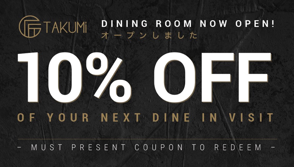 Takumi Hibachi Sushi Lounge 1701 Sunrise Hwy, Bay Shore