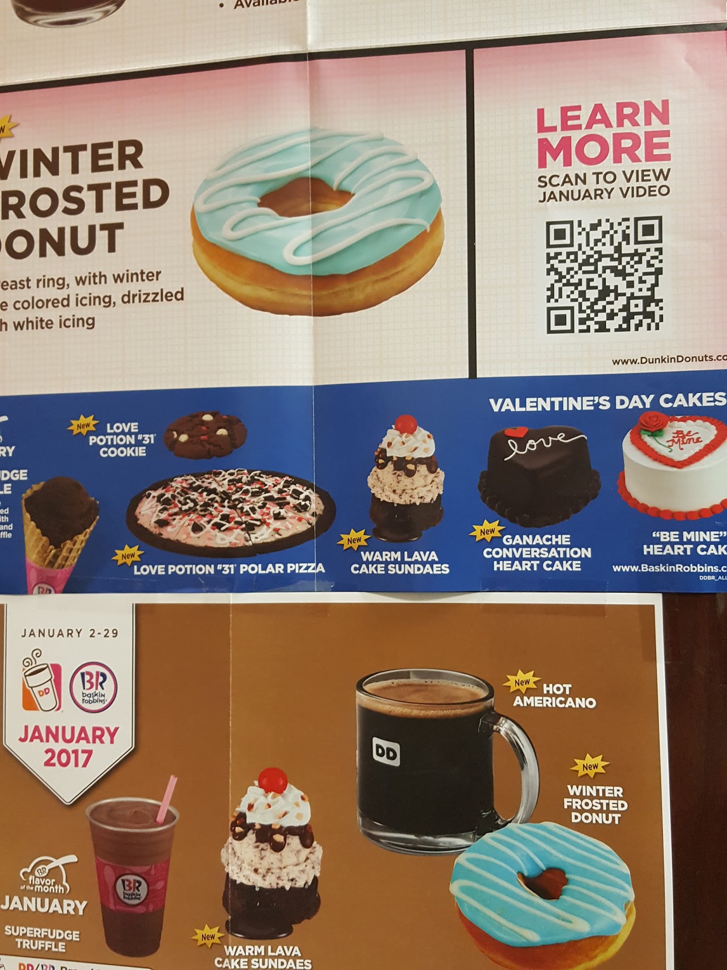 Dunkin' Menu