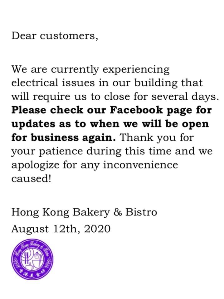 Hong Kong Bakery & Bistro 8 Wolf Rd, Colonie