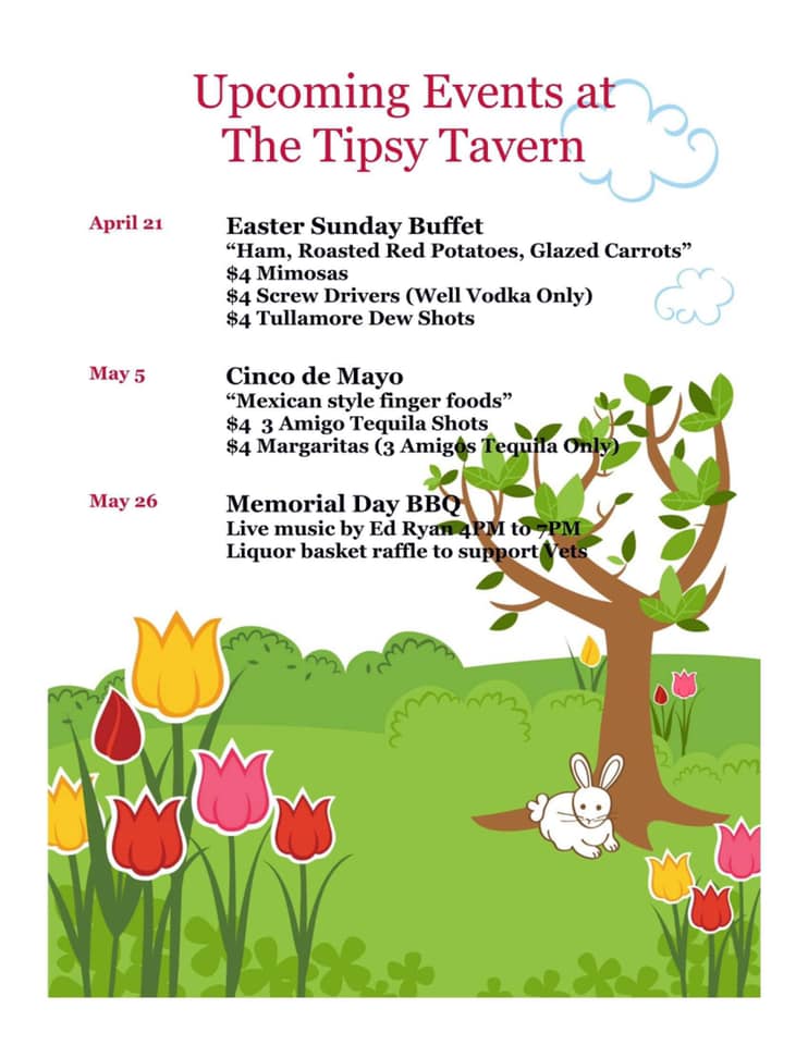 Tipsy Tavern Bar & Grill Menu