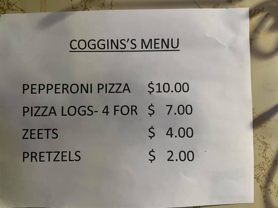 Coggins Pub Menu