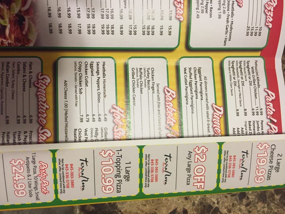 TerraNova Pizzeria and Wing Company 1351 Ulster Ave, Kingston