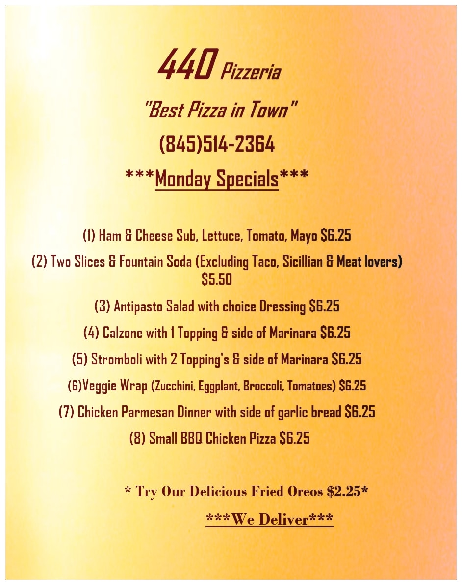 440 Pizzeria 440 Broadway, Kingston