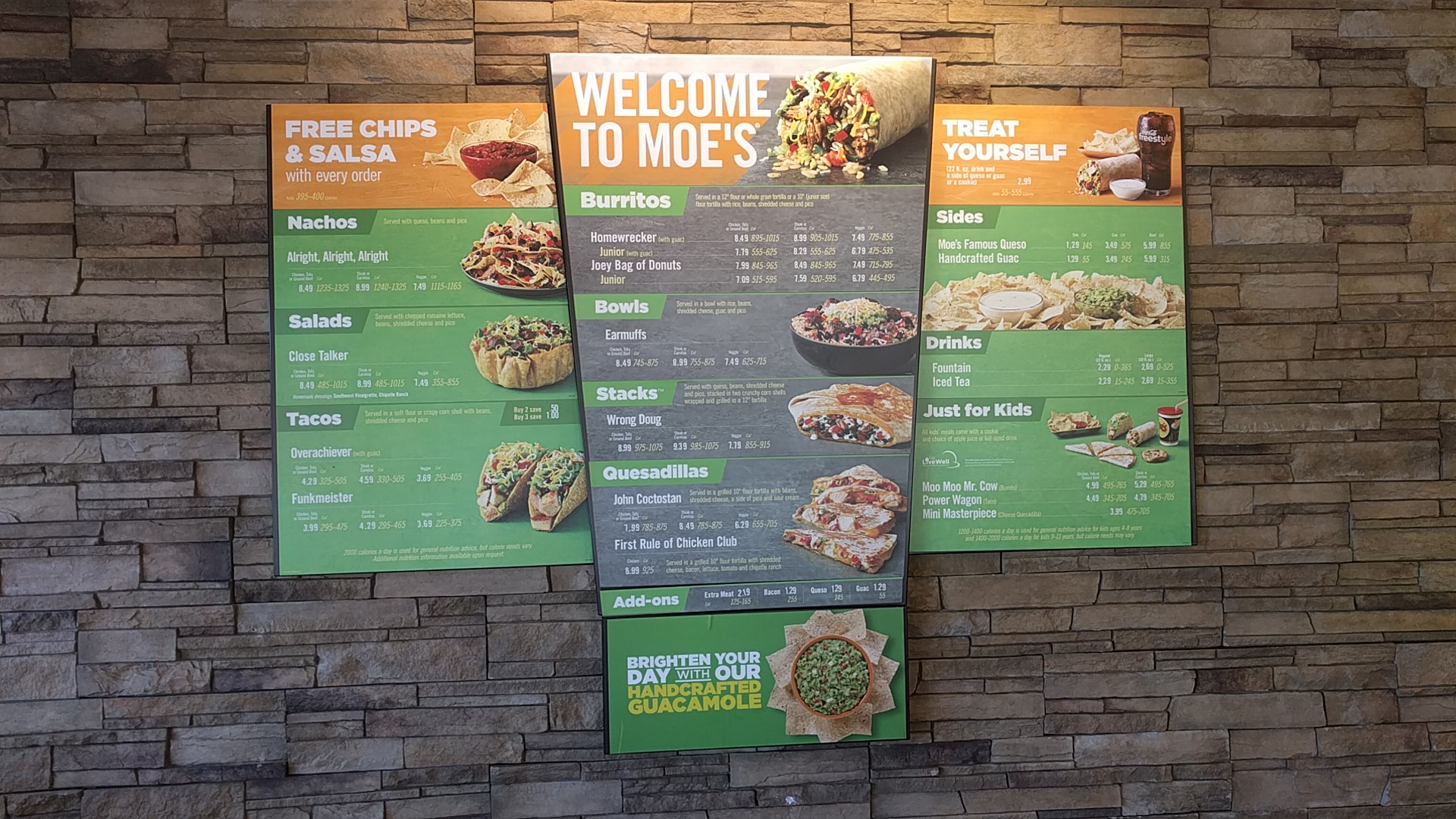 Moe's Southwest Grill Menu