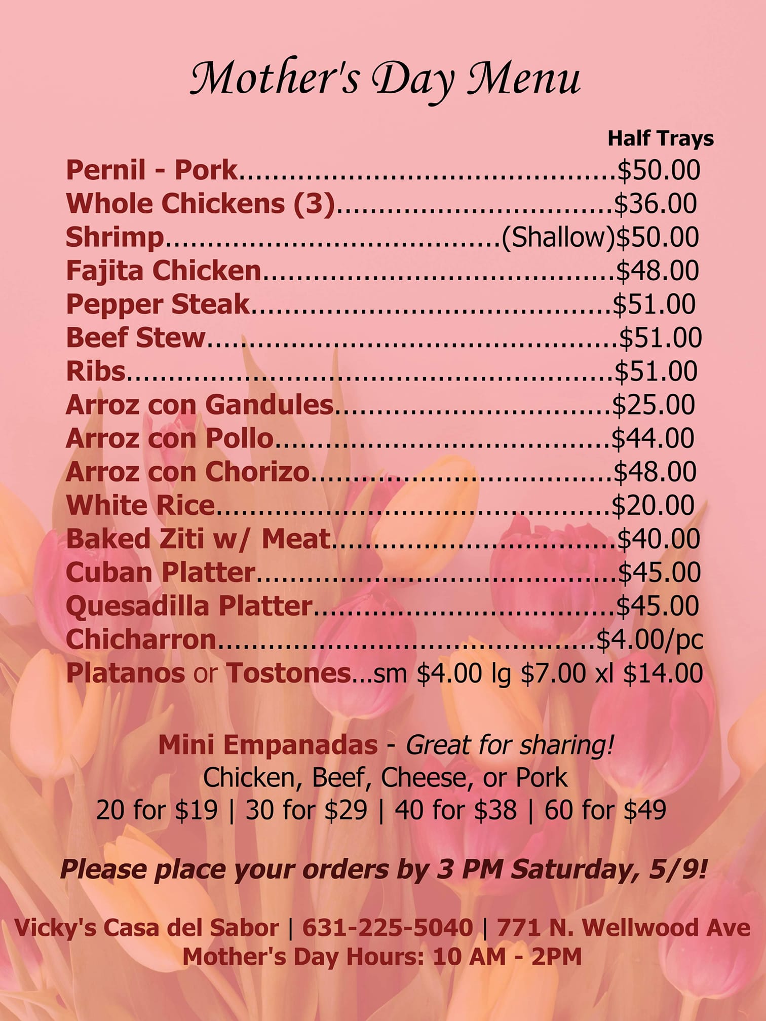 Vicky's Casa del Sabor 771 Wellwood Ave, Lindenhurst
