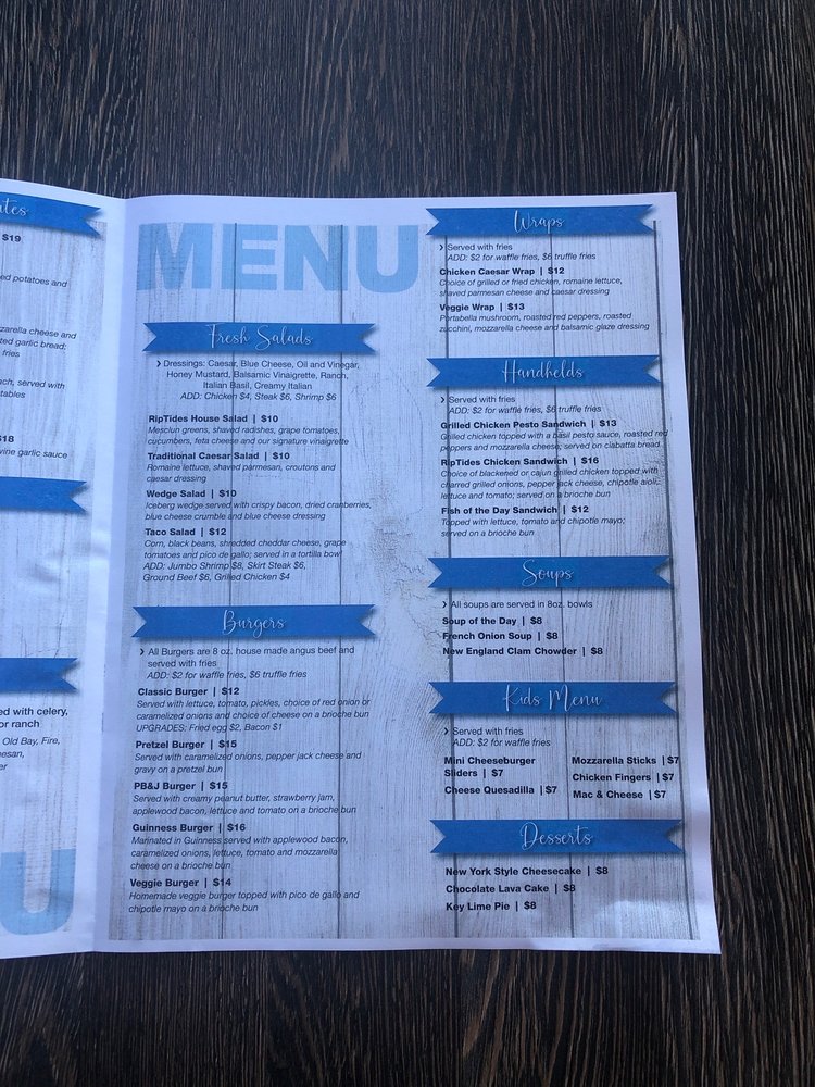 RipTides Cocktails and Grill 168 E Montauk Hwy, Lindenhurst