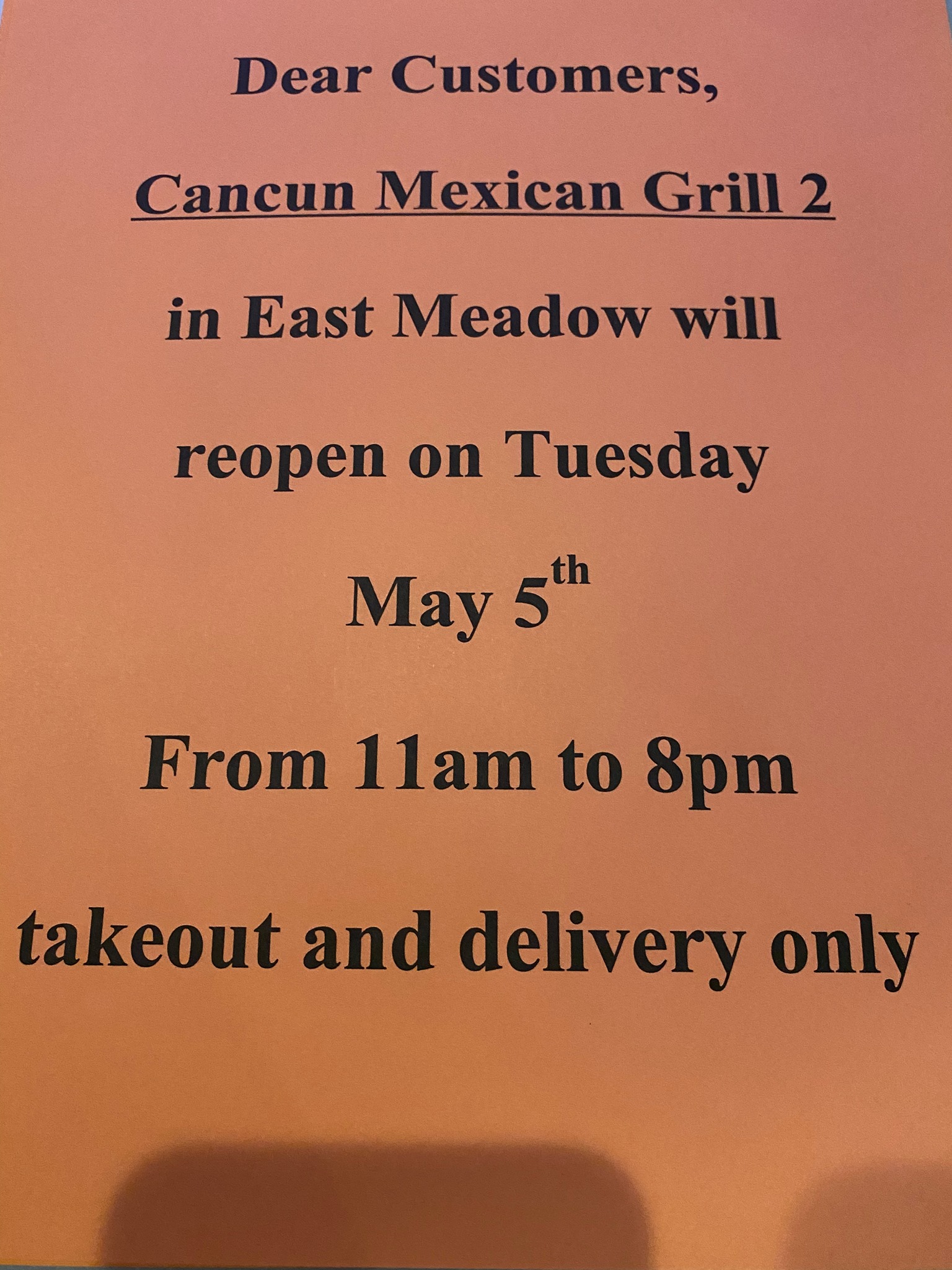 Cancun Mexican Grill 716 Broadway, Massapequa