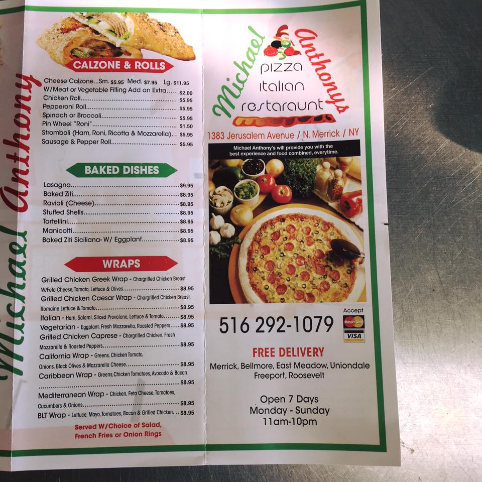 Michael Anthony's 1383 Jerusalem Ave #1342, Merrick
